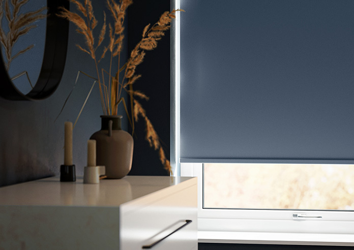 Trinity (FR Blackout), Blue Depths - Roller Blind - Image 5
